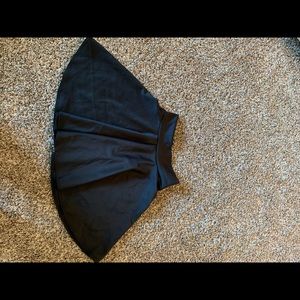 Black skater skirt